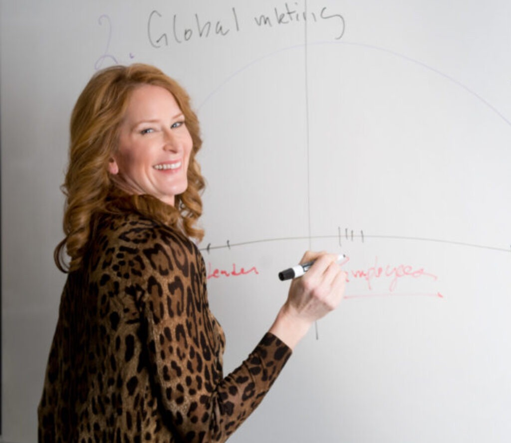 Anne at whiteboard
